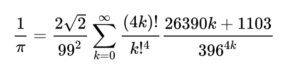 Ramanujan's Formula
